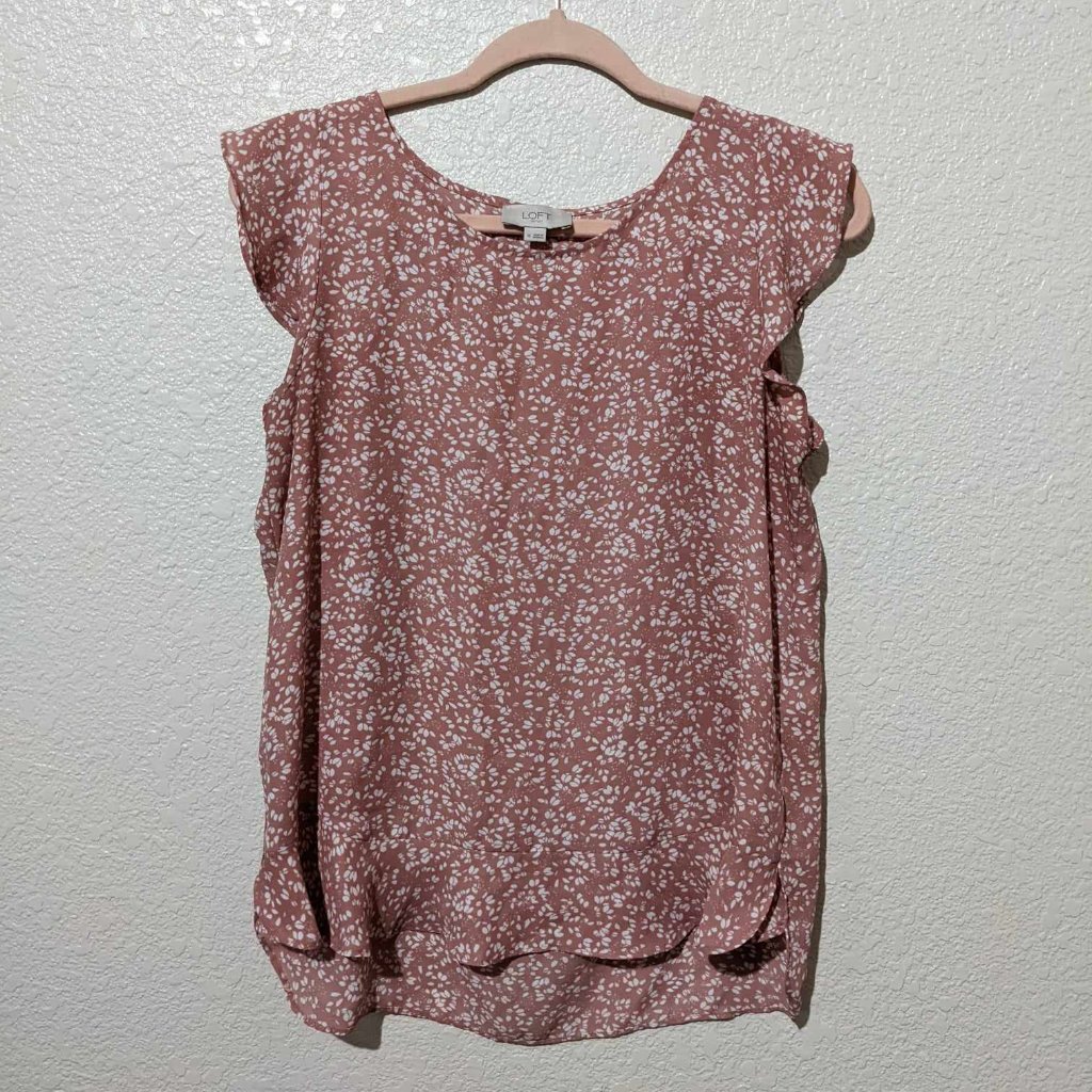Loft Floral Blouse Medium